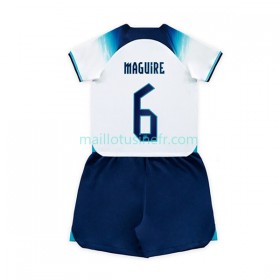 Maillot de Foot Angleterre Maguire 6 Domicile Coupe du monde 2022 - Enfant